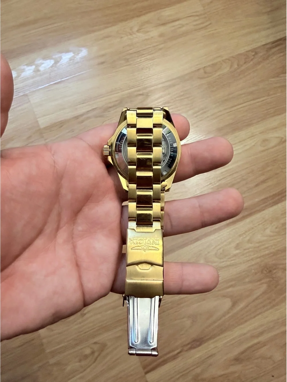 Invicta Pro Diver 28694 Automatic Gold Pearl Watch 40mm